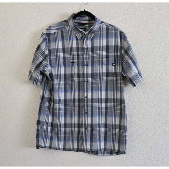 Marmot Short Sleeve Button Up Shirt Size XL Front Pockets - Picture 12 of 12